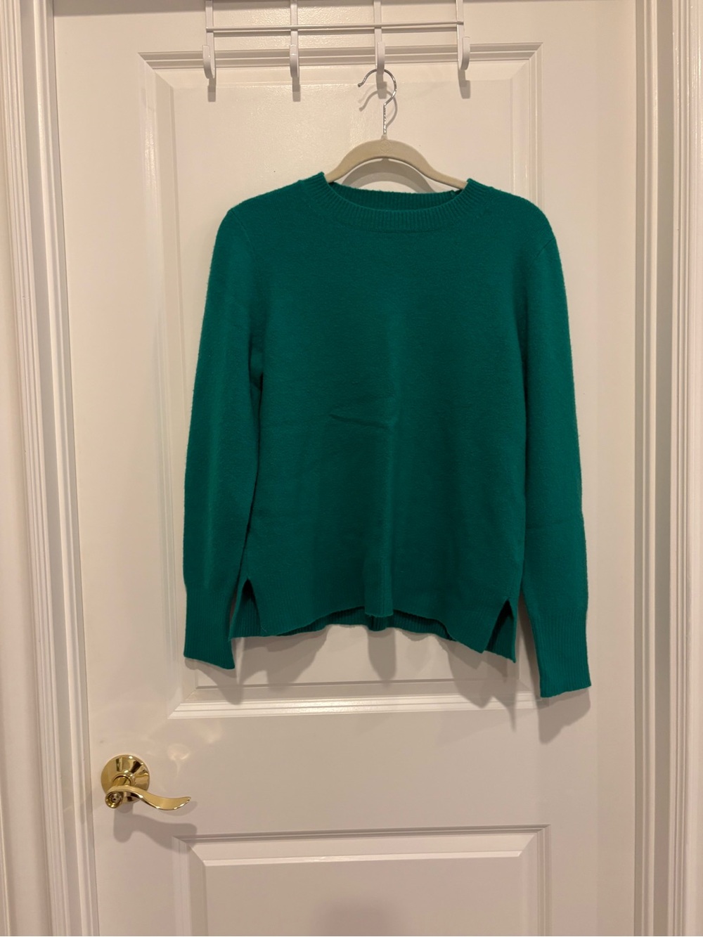 J.Crew Extra-Soft Yarn Crewneck Sweater Green Size Medium